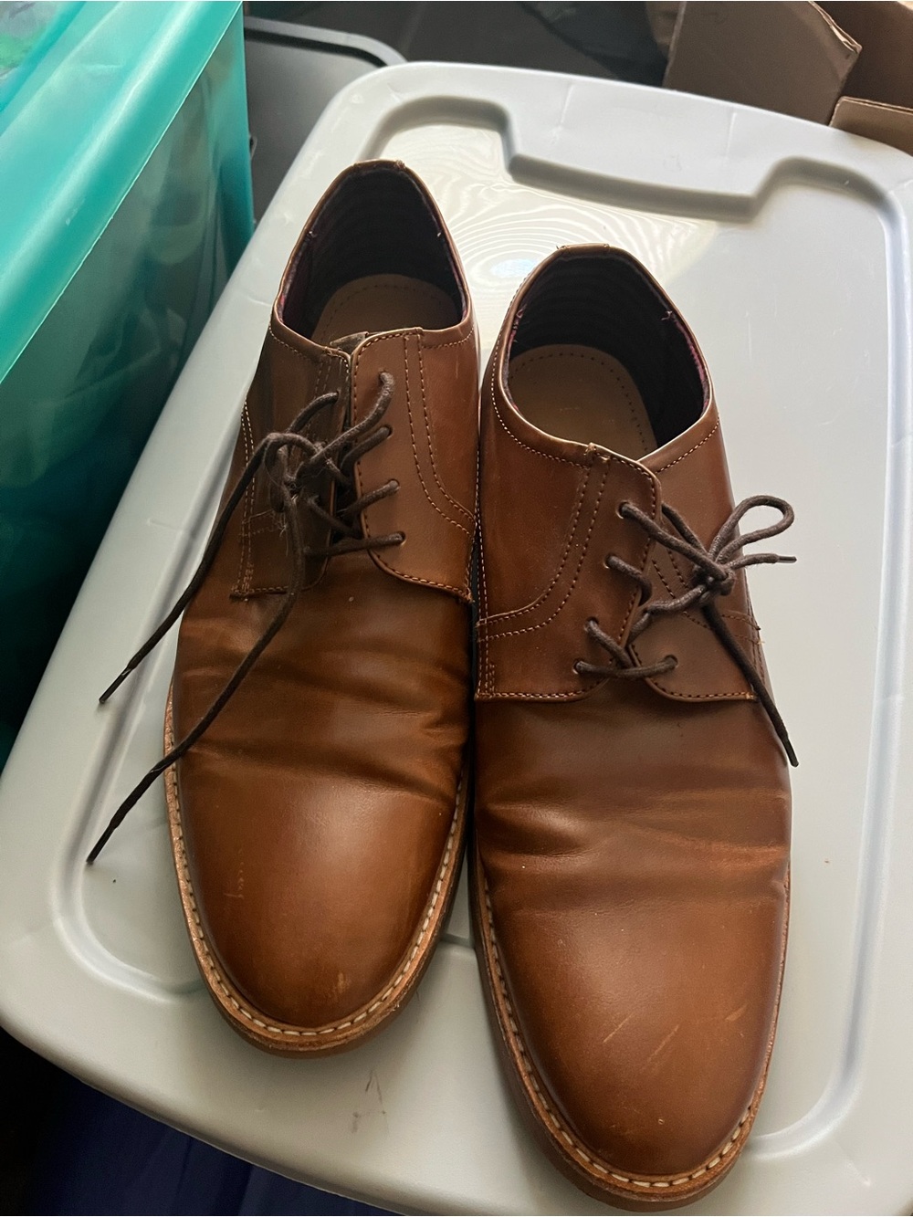 Ben Sherman Brown Dress Shoes